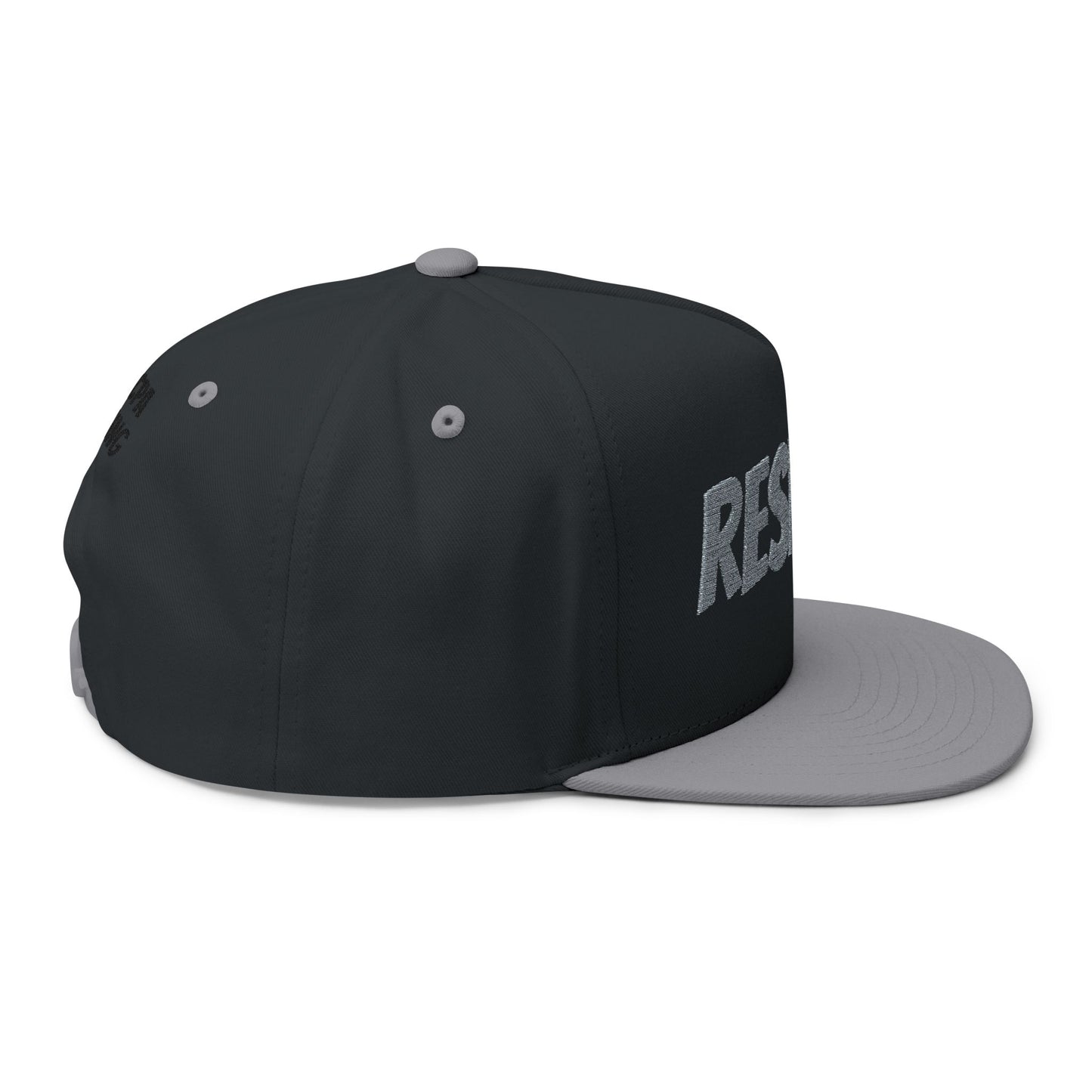 Respect Embroidered Cap — Flat Bill Hat