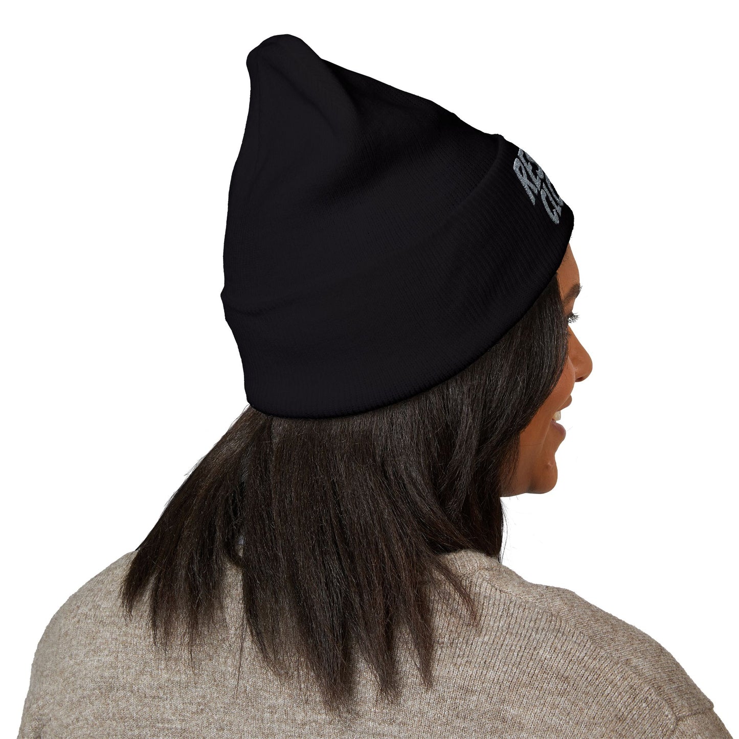 Embroidered 'restecpa beanie keep your nobbin warm' Cuffed Beanie