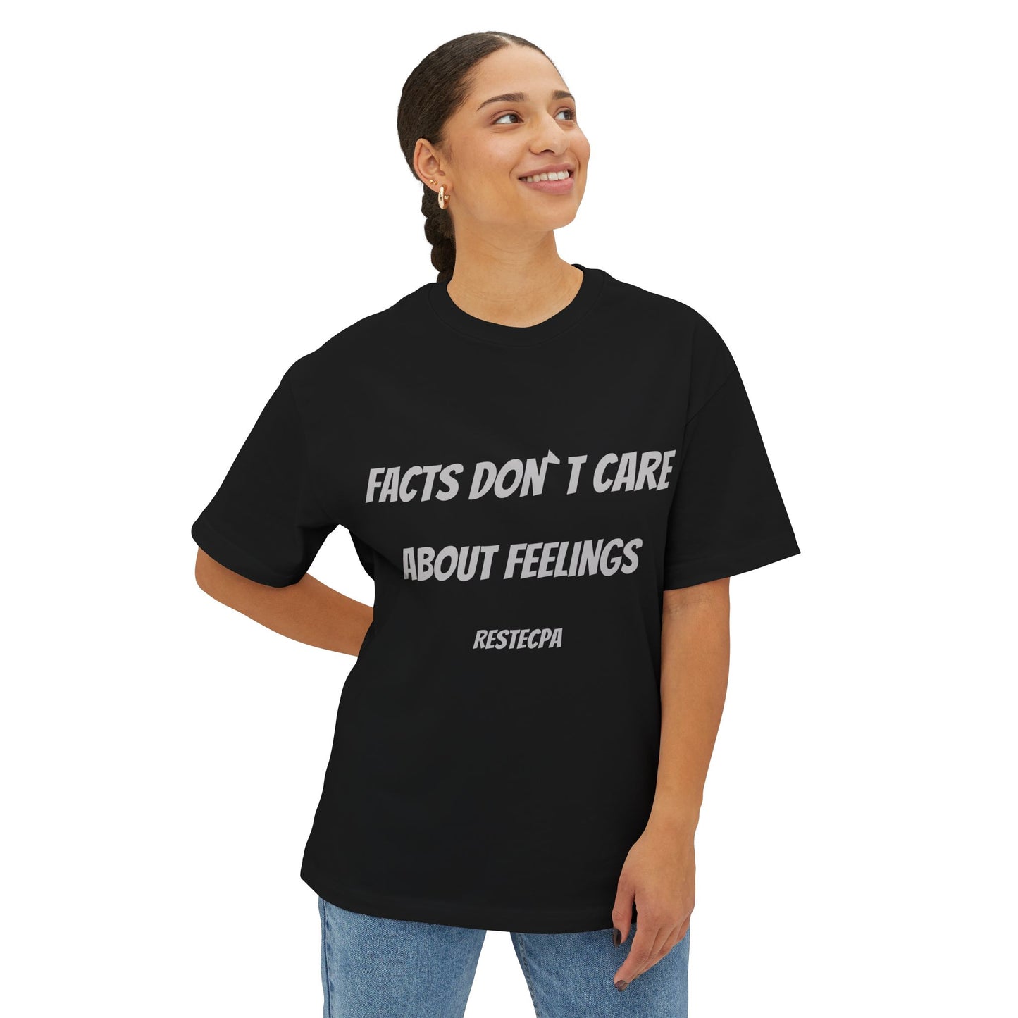 Facts Don’t Care About Feelings Tee — Bold Slogan Graphic T-Shirt