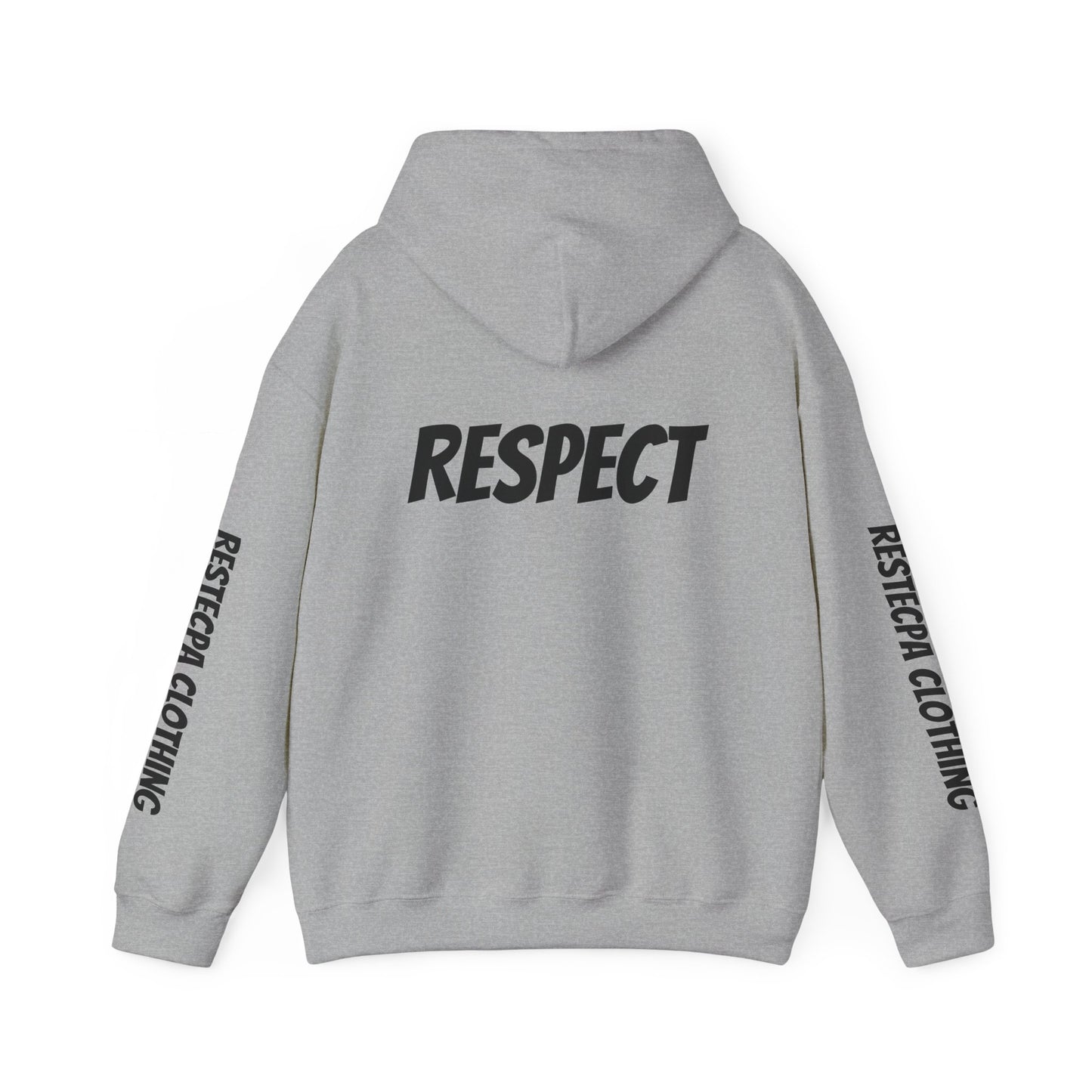 Respect Graphic Hoodie — Minimal Respect Text Design