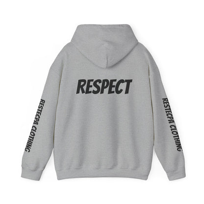 Respect Graphic Hoodie — Minimal Respect Text Design