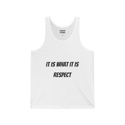 It Is What It Is Tank Top — Casual Graphic Jersey Tank for Everyday Wear