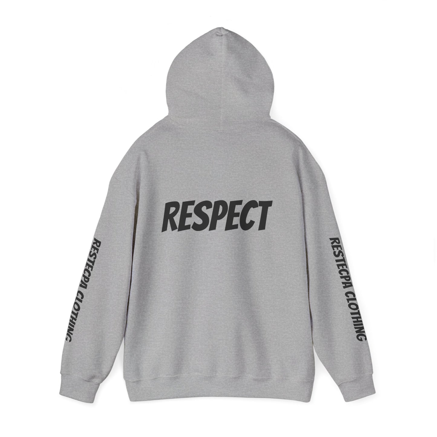 Respect Graphic Hoodie — Minimal Respect Text Design