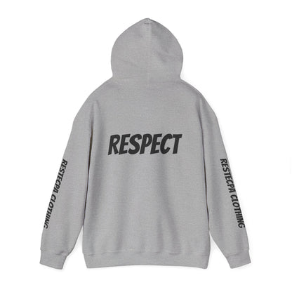 Respect Graphic Hoodie — Minimal Respect Text Design