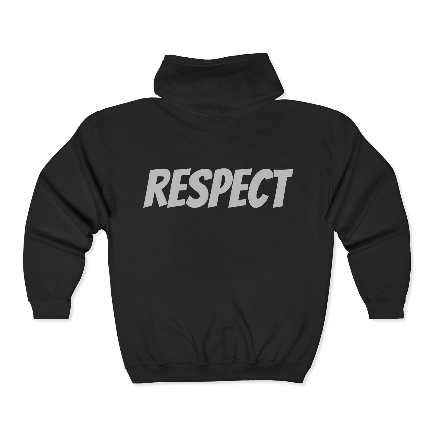 Bad Ass 'BAMF' Zipper Hoodie — Bold Mada Faka Full-Zip Sweatshirt