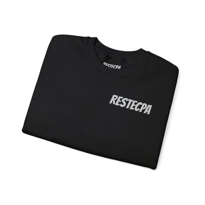 Respect Crewneck Sweatshirt — Minimal Text ‘respect’ Graphic
