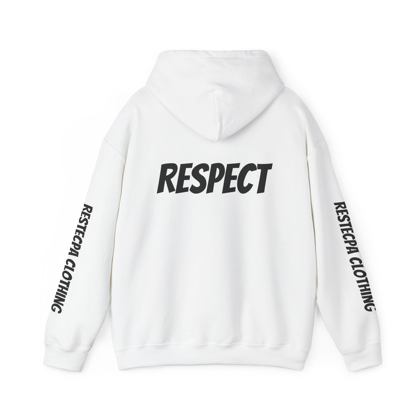 Respect Graphic Hoodie — Minimal Respect Text Design