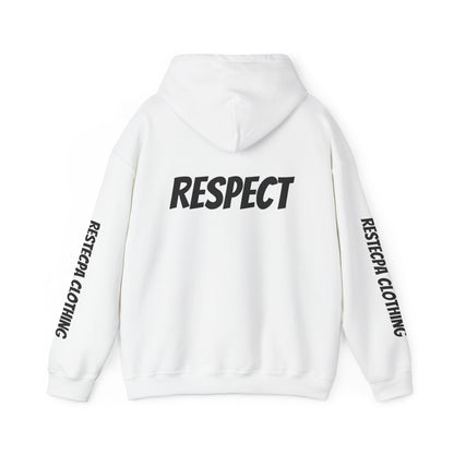 Respect Graphic Hoodie — Minimal Respect Text Design