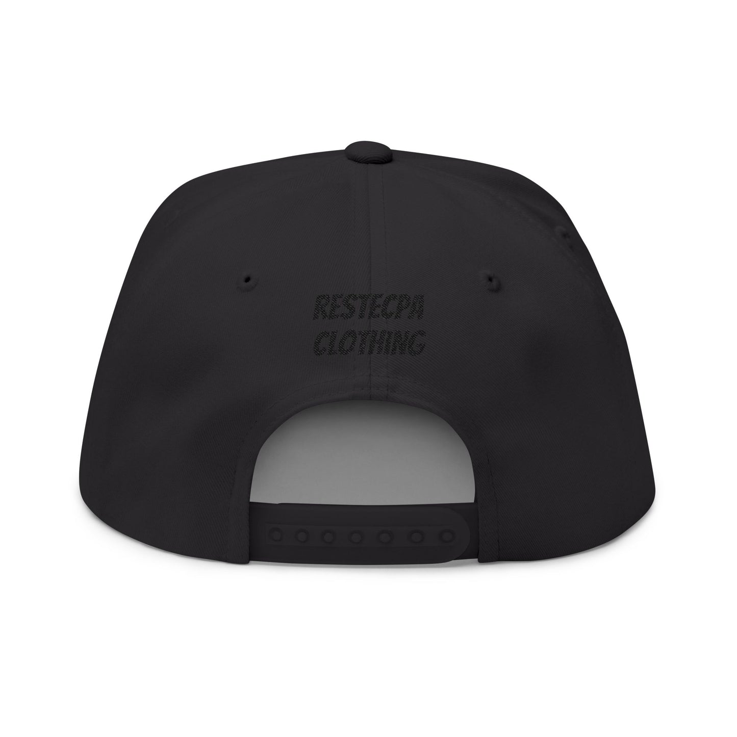 Respect Embroidered Cap — Flat Bill Hat