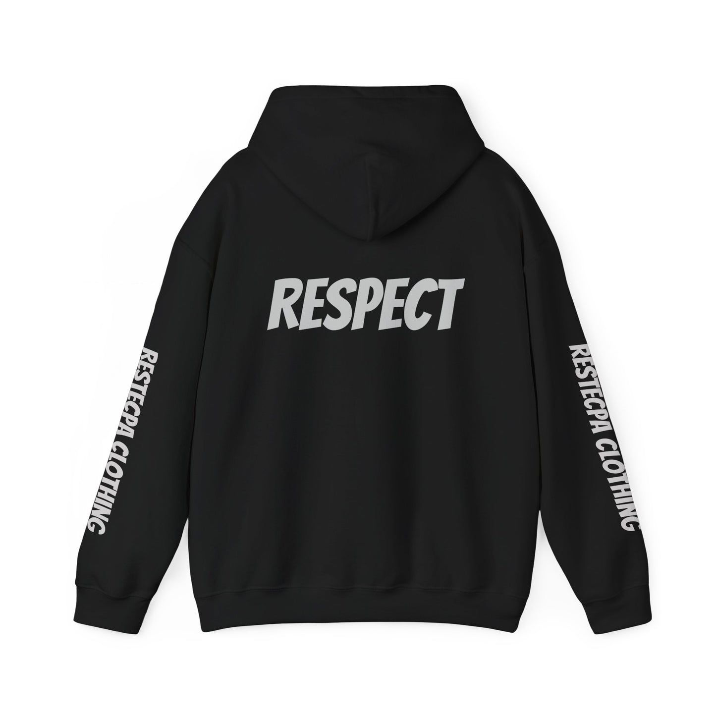 Respect Graphic Hoodie — Minimal Respect Text Design