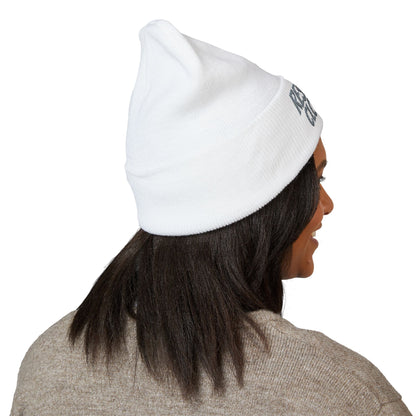 Embroidered 'restecpa beanie keep your nobbin warm' Cuffed Beanie