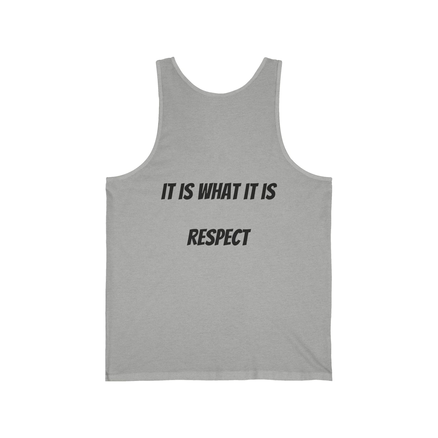 It Is What It Is Tank Top — Casual Graphic Jersey Tank for Everyday Wear