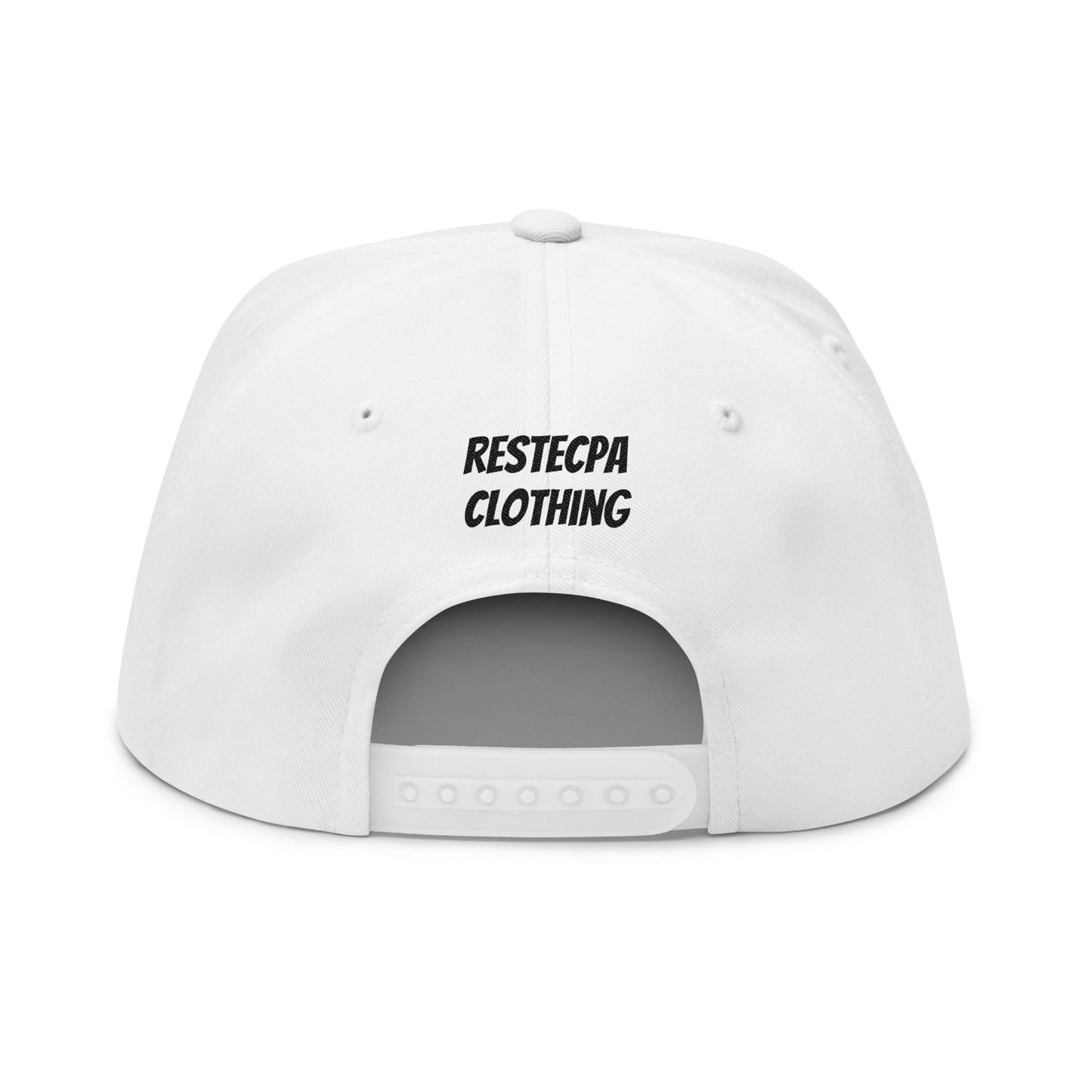 Respect Embroidered Cap — Flat Bill Hat