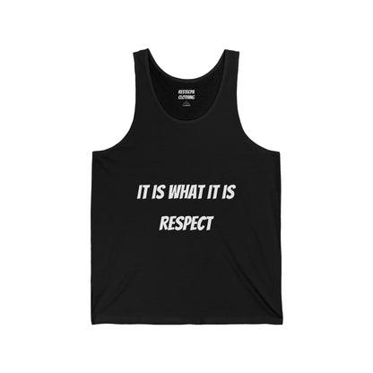 It Is What It Is Tank Top — Casual Graphic Jersey Tank for Everyday Wear