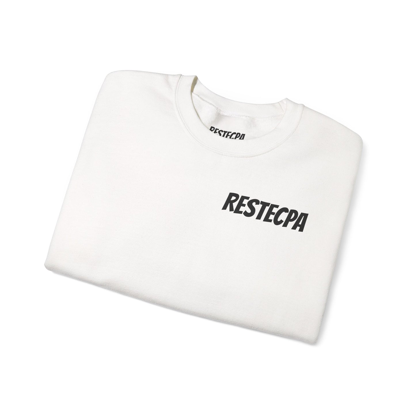 Respect Crewneck Sweatshirt — Minimal Text ‘respect’ Graphic