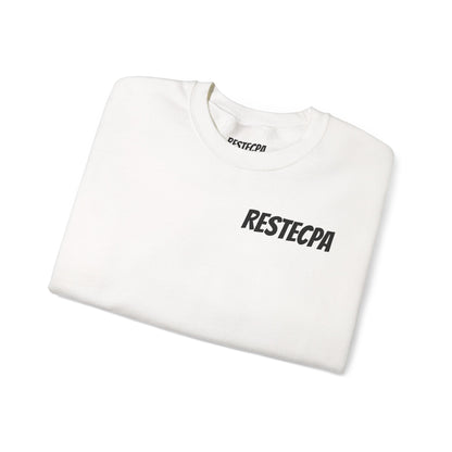 Respect Crewneck Sweatshirt — Minimal Text ‘respect’ Graphic
