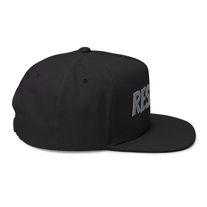 Respect Embroidered Cap — Flat Bill Hat